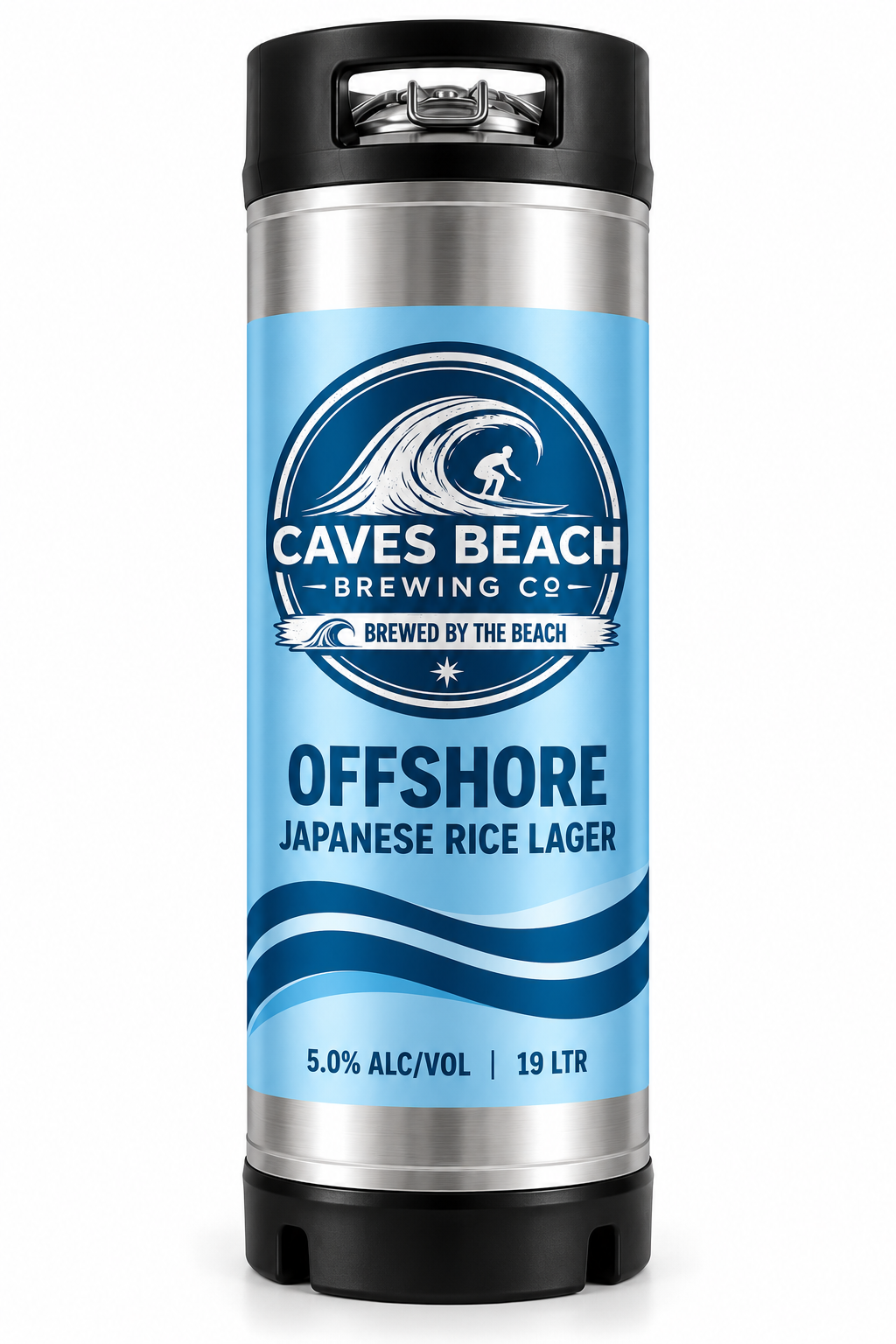Offshore - Japanese Rice Lager - 19 Litre Keg