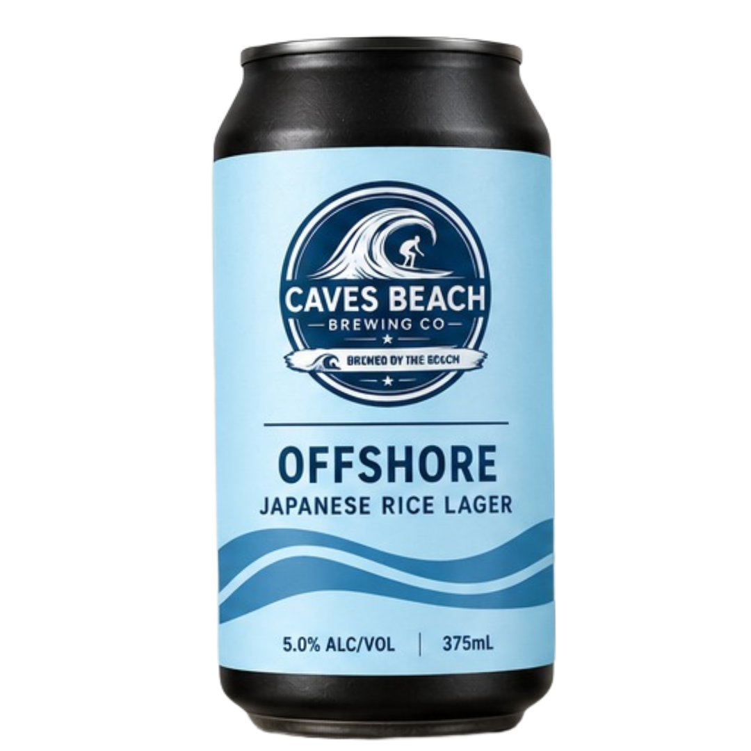 Offshore Japanese Rice Lager 375mL can