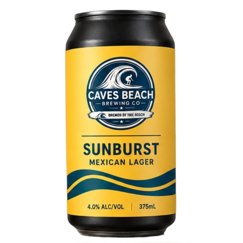 Sunburst Mexican Cerveza 375mL can